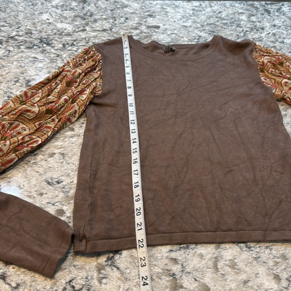 Anthropologie | Blank London | Boho Long Sleeve Lurex Blouse Size M Medium - Picture 11 of 14